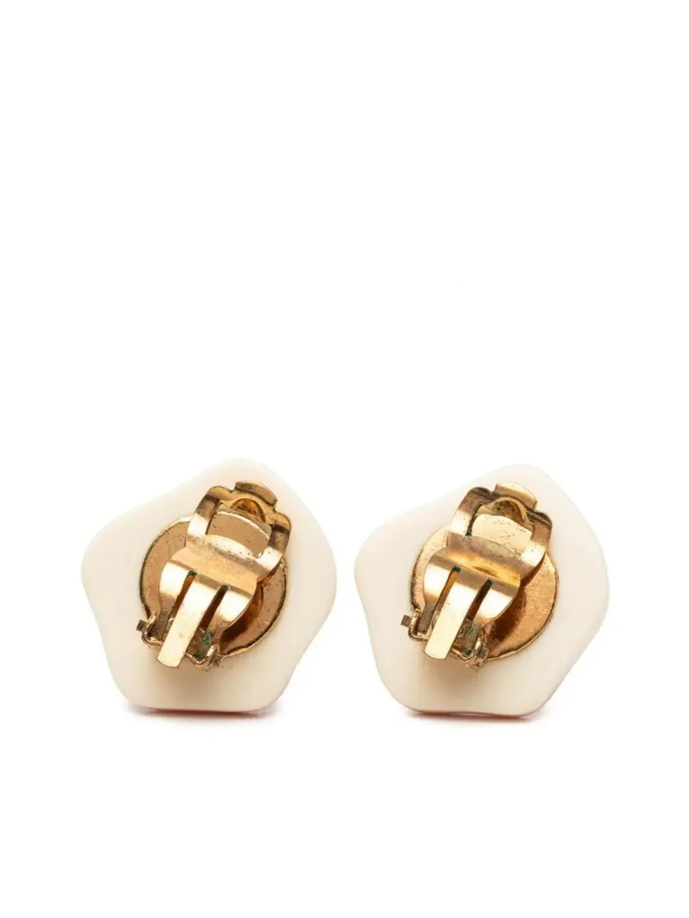 Chanel Cc Logo Clip-On Earrings Metal #287806C59B
